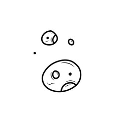 asteroid icon doodle