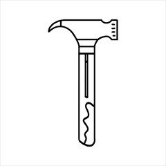 hammer and nails vector