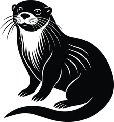 otter vector illustration