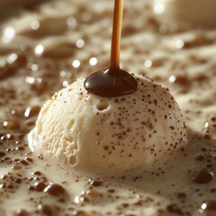 Indulging in a rich and creamy affogato dessert experience