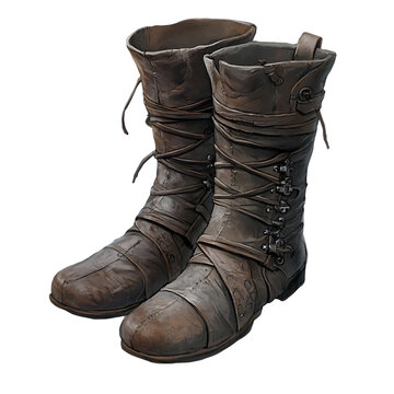 Dark Souls Boots: Worn Leather