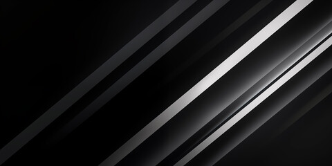 Obraz premium Stylish abstract background featuring sleek lines in shades of black and silver.
