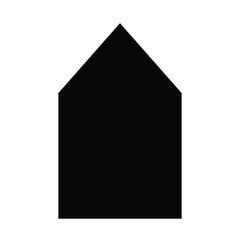 Fototapeta premium black and white house