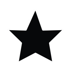 black star icon vector illustration