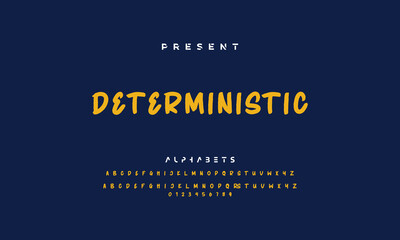 vector brush style font, alphabet, typeface