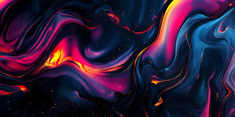 Obraz premium Black Background in 8K Ultra High Saturation for Bold and Modern Visuals