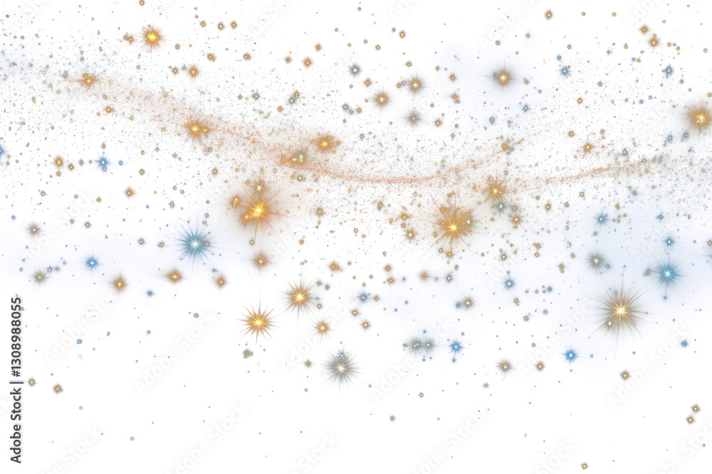 Wall mural png starry night sky illustration