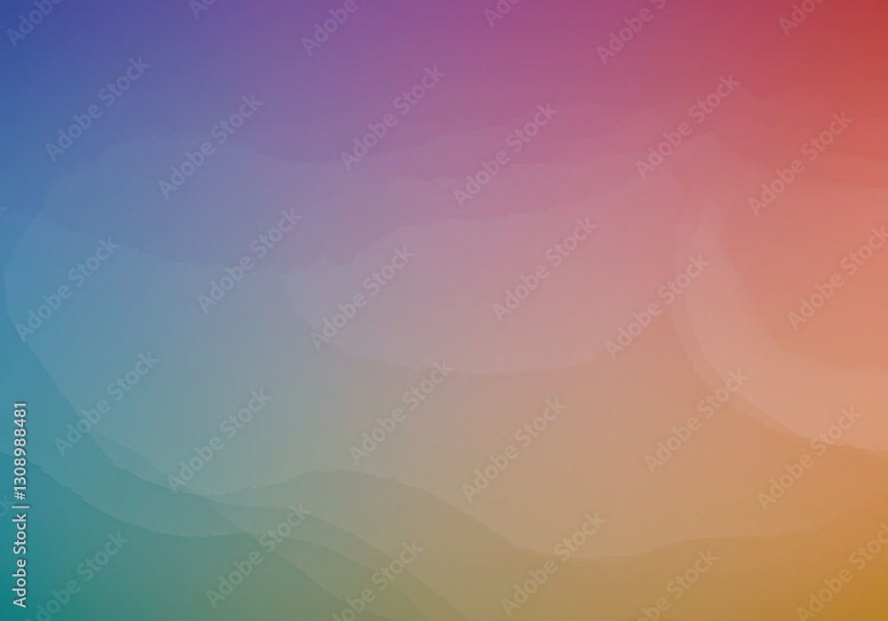 Poster vibrant rainbow gradient background with soft multicolor spectrum