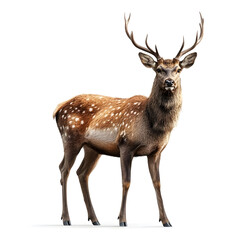 Fototapeta premium deer isolated on white background