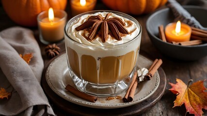Harvest Decadence: A Pumpkin Spice Dalgona Delight