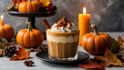 Pumpkin Bliss: A Dalgona Treat for Fall