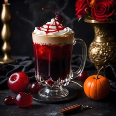 Creepy Concoction: A Vampire’s Whipped Brew
