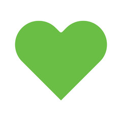 green heart shape