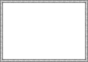 Rectangular border with many small lines crisscrossing over two lines. Vector illustration made with black strokes creating a rectangular border.