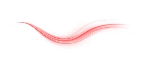 Sleek and Smooth Red Energy Swirl in a Futuristic Minimalist Style