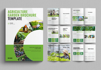Agriculture Garden Brochure Template