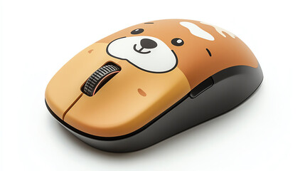 Cute bear-themed computer mouse for fun work.