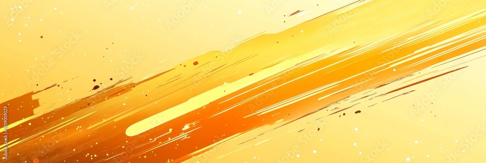 Poster abstract vector art gleaming gold background with a textured surface and energetic linear brushwork