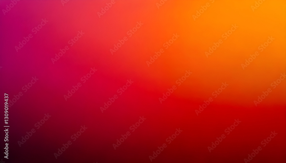 Poster abstract blurred gradient background fading from red to orange