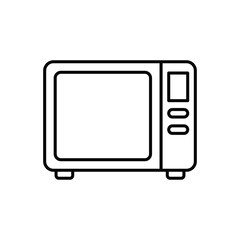 Microwave Oven Vector icon