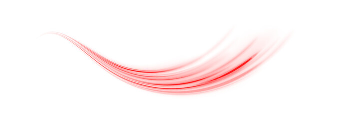 Gentle Red Light Wave Creating an Aesthetic and Dreamy Atmosphere