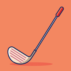 Golf club vector illustration
