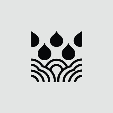 vector image of a droup