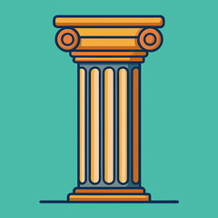 Classic column vector illustration