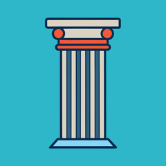 Classic column vector illustration