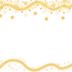 golden christmas frame