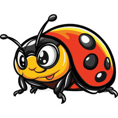 Fototapeta premium Classic Ladybug: A Spot of Charm