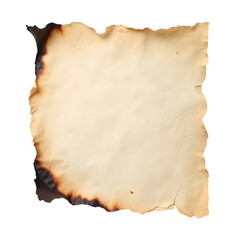 Obraz premium Burnt Paper Edge PNG for Old Document and Vintage Design