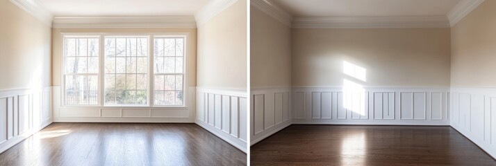 Empty Room Before & After