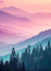 Obraz premium Beautiful mountains landscape