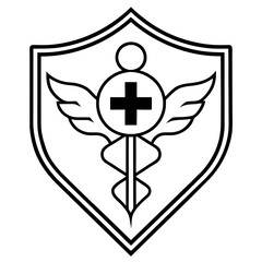 Medicine  store Logo Template Design Vector, Emblem, Design Concept, Creative Symbol, Icon