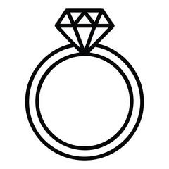 Elegant Wedding Lineart Clipart Design