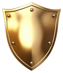 PNG Shield shiny gold