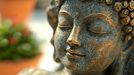 Serene Buddha Sculpture A Symbol of Peace and Enlightenment