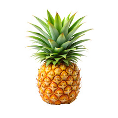 pineapple isolated on transparent