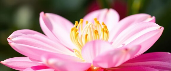 Fototapeta premium Single vibrant bloom, petals fully open, against pure white, design element, floral