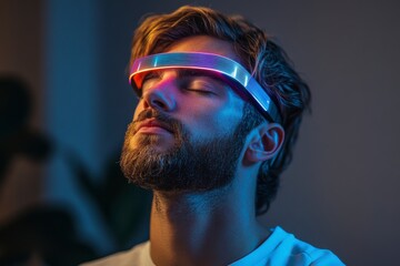 A smart headband designed for mental health that tracks brainwave activity and stress levels