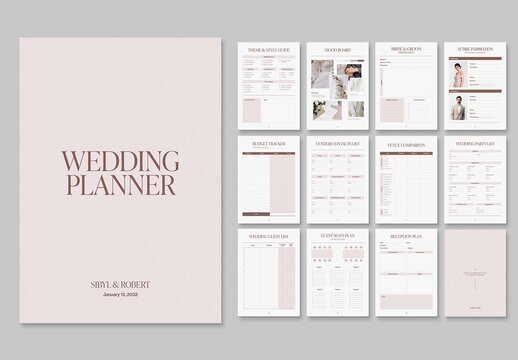 Wedding Planner Layout