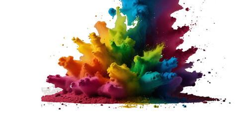 Beautiful rainbow holi festival background