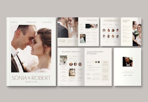 Wedding Day Guide / Program Layout