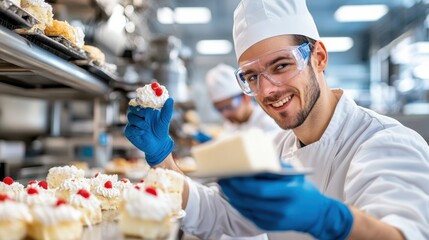 Crafting artisanal cheese in a charming Italian workshop