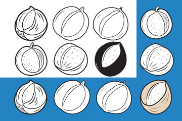 Fruit Vector Art Set