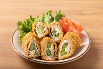 豚アスパラチーズカツ