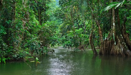 Deep tropical jungles 