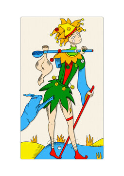 the madman tarot card