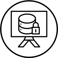 Vector Design Data Protection Icon Style
